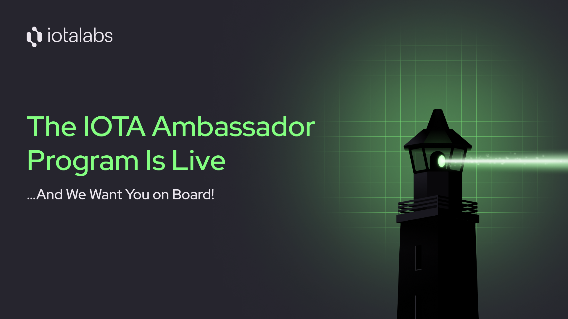 The IOTA Ambassador Program Is Live!