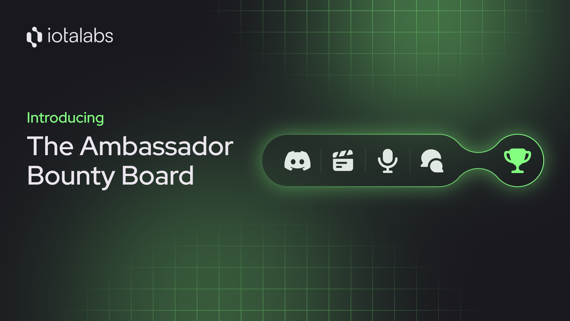 Introducing the IOTA Ambassador Bounty Board
